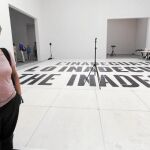 En la imagen, instalación de los artistas italianos Coltro y Arrivabene en el Pabellón Italiano.