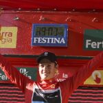 Jakob Fuglsang celebra su victoria