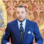 El rey de Marruecos en un momento de su intervención
