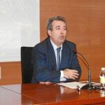El consejero de Agricultura y Agua, Antonio Cerdá, ayer durante su comparecencia