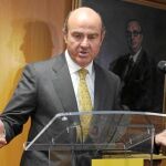 El ministro de Economía y Competitividad, Luis de Guindos, en una fotografía reciente