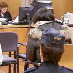 María Dolores Martín, ayer, en la Audiencia Provincial