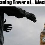 La inclinación del Big Ben ha tenido amplio eco en la prensa inglesa (The Sun)