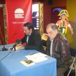 El concejal de Cultura, Rafael Gómez y el director del Teatro Circo, César Oliva, en la presentación