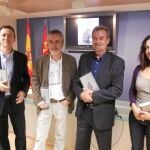 El director general de Bienes Culturales, Francisco Giménez (segundo por la izquierda), en la presentación del libro