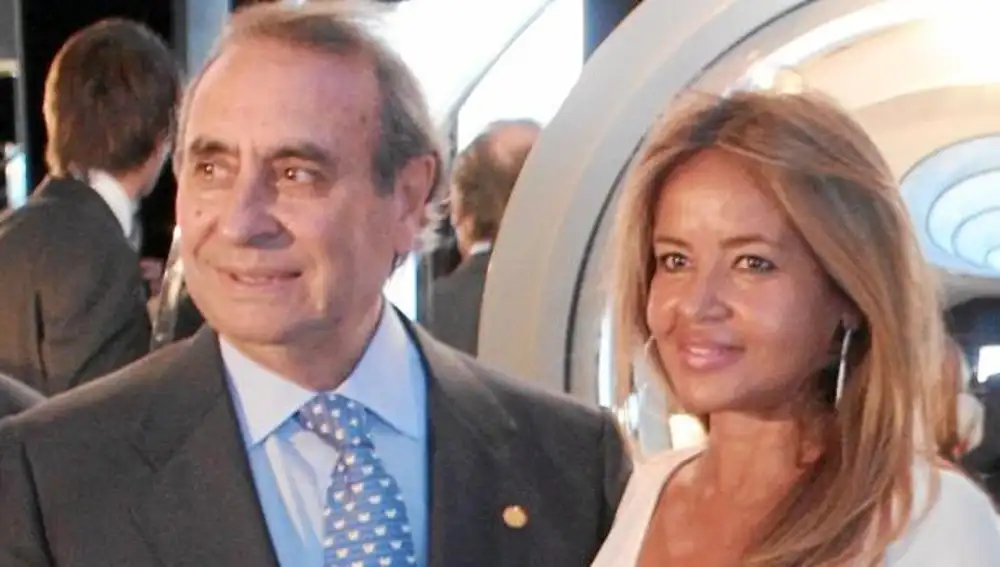 Pedro Trapote y Begoña García Vaquero, en el homenaje
