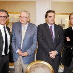 Los empresarios Simón Casas, José Antonio Martínez Uranga, Manuel Martínez Erice y Antonio Matilla