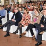 El presidente del PP de Castilla y León, Juan Vicente Herrera, con José Antonio De Santiago-Juárez, Silvia Clemente y Beatriz Escudero