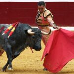 El diestro El Fundi hoy en el concurso de ganaderías y corrida de toros de la Feria de San Mateo 2012