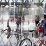 Madrid Río registra estos días un lleno total en los últimos «coletazos» del verano