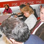 Maragall ha recibido el apoyo de Geli, Tura y Nadal, con quienes estaba en la ejecutiva del partido