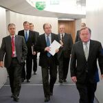 Herrera da la cara por la minería y defiende las ayudas en Bruselas