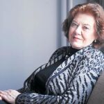 La escritora británica Anne Perry, durante una entrevista que concedió a LA RAZÓN