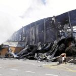 El incendio de Fontestad no dañará la distribución
