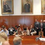 Morenés, ayer, durante la presentación de la Directiva de Defensa Nacional en la sede del Ministerio de Defensa