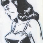 La figura femenina es la protagonista preferida de Charles Burns, que lo impregna todo de una fuerza misteriosa