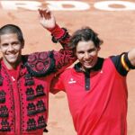 Verdasco y Nadal, en una eliminatoria de la Davis en Córdoba