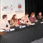 Distintos representantes de la Asociación de Artes Audiovisuales y Fotográficas de Elche, en la presentación