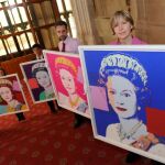 Algunos de los retratos de la reina Isabel II de la Royal Collection pintados por Warhol que formarán parte de la exposición
