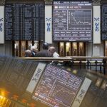 Imagen de la Bolsa de Madrid ayer