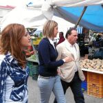 Ascensión Carreño, Patricia Fernández y Vicente Martínez-Pujalte en Archena