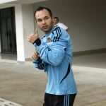 Iniesta, baja contra el Milan