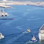 Vista aérea de la base naval de Rota