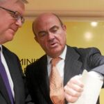 De Guindos expuso a Olli Rehn los planes de España