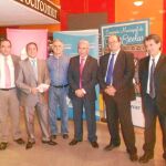 Rafael Gómez (2i), en la presentación de la programación de actividades