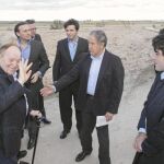 Mr Adelson pone un pie en «sus» terrenos