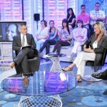 Jordi González e Isabel Durán, en «el late night» de Telecinco
