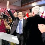 Rubalcaba tras finalizar el mitin