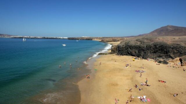Lanzarote colarse en la luna