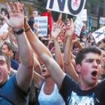Los radicales se hacen fuertes en las protestas
