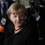Angela Merkel, hoy, en Bruselas