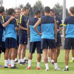 Los campeones con Tito