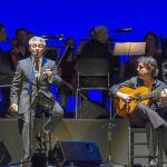 El cantaor Segundo Falcón, ayer en un espectáculo de la Bienal de Flamenco