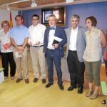 El director general de Bienes Culturales, Francisco Giménez, con los responsables de los distintos museos