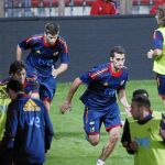 La Selección se entrenó ayer en Praga