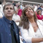 Alberto Fernández y Alicia Sánchez Camacho, del PP, en un momento de la corrida