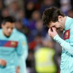 LEO MESSI personifica la frustración que sintió el Barcelona en Getafe