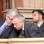 Navarro en un instante del debate de política general en el Parlament