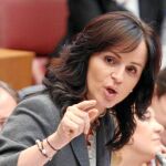 La consejera de Agricultura y Ganadería, Silvia Clemente, muestra su malestar por la reforma de la PAC