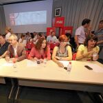 Requena, Tovar, Casalduero, Retegui y Veracruz durante el Comité Regional
