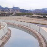 El canal del trasvase Tajo-Segura a su paso por la Región de Murcia en una imagen reciente de archivo