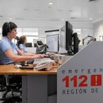 Imagen de los trabajadores del servicio de emergencias