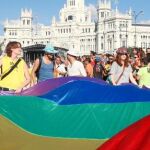 El Orgullo gay en Cibeles