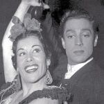 Antonio «el Bailarín» junto a una de sus compañeras de baile