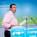 Rafael Ruiz Canto, ayer, en la sede del PP-A