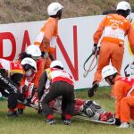 Barberá se fractura la clavícula derecha